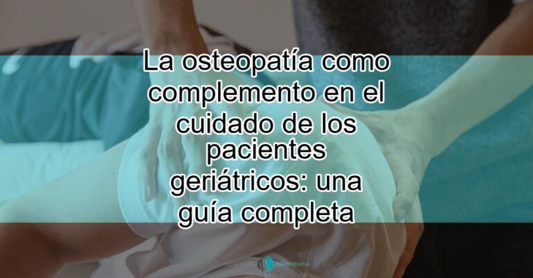 La Osteopatia Como C Featured